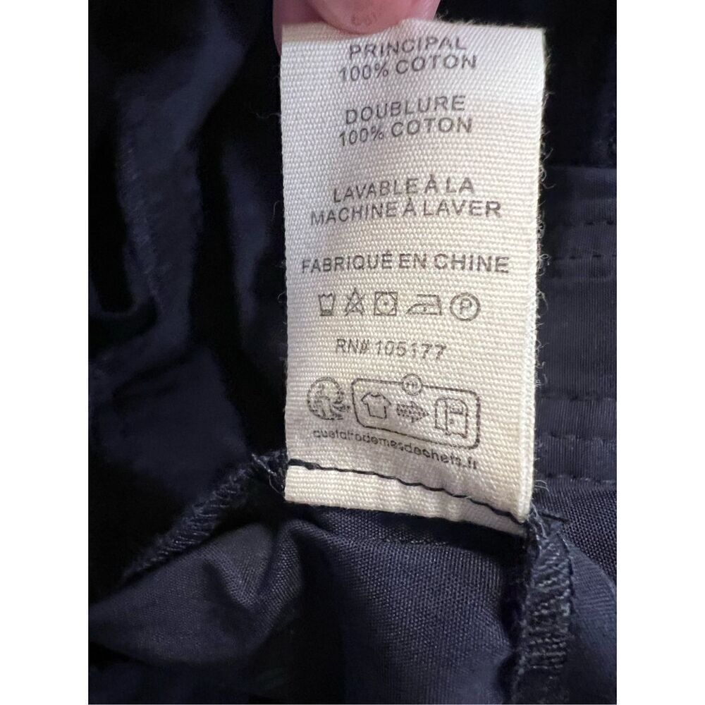 Ulla Johnson Women's Navy Cotton Wide-Leg Jumpsuit Size 16 NWOT - Picture 10 of 10